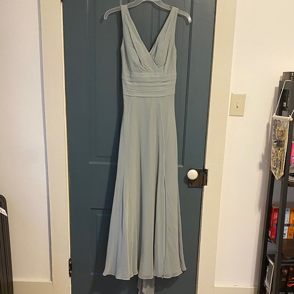 Db Studio Dresses & Skirts - Sage V- Neck Bridesmaid Dress